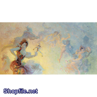 TSD3708 - Tranh sơn dầu cô gái đẹp